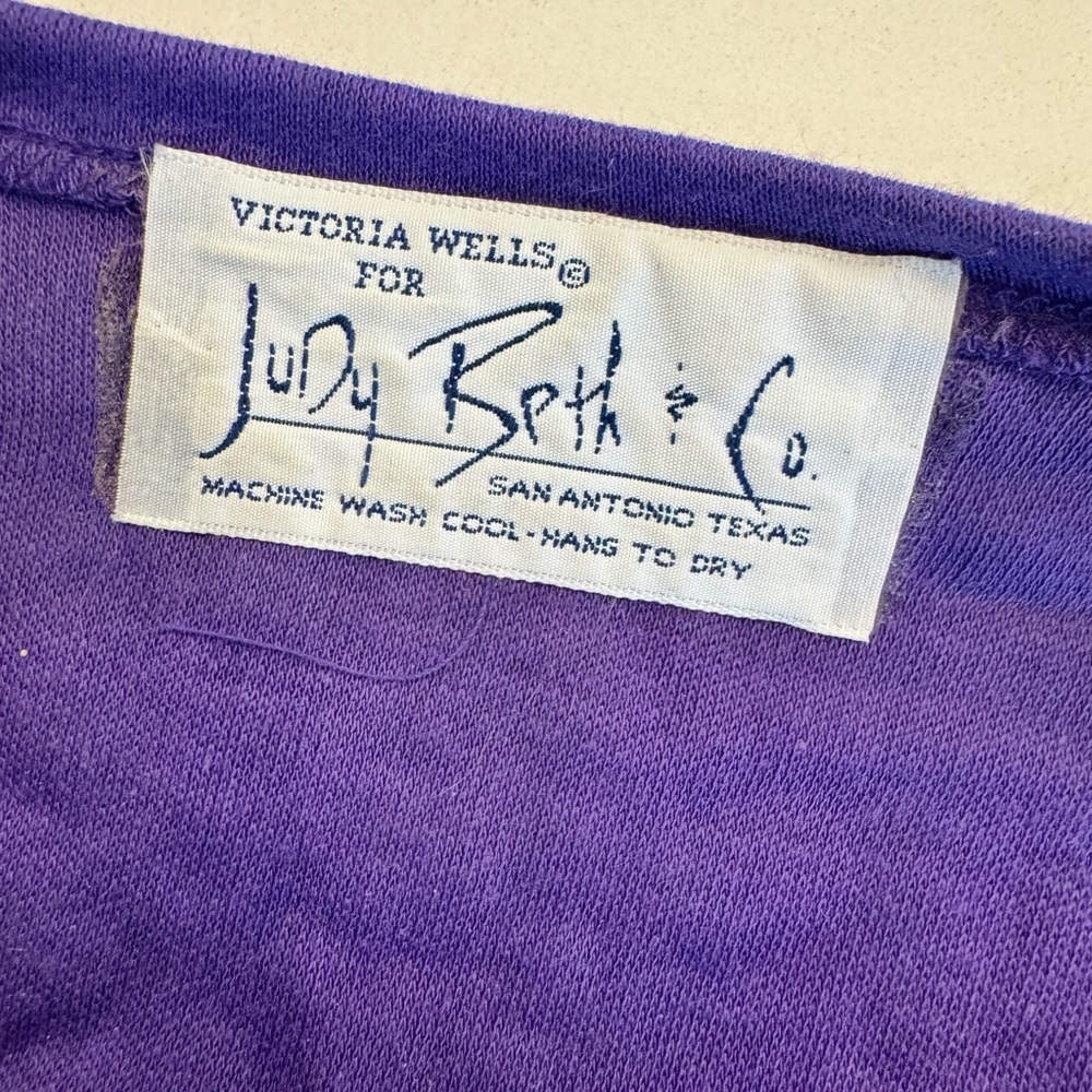 Judy Beth & CO Vintage Hand Painted Drop Waist Dress - Picture 11 of 11